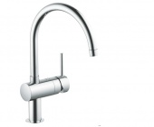 Смеситель для кухни GROHE Minta с выдвижным C-изливом и ограничением расхода воды, 3291800E — фото, характеристики, купить в ELISTA-CLIMBO