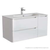 Тумба подвесная, белый, 100 см, Edifice, IDDIS, EDI10W1i95. Подходит умывальник 0101000i28 — фото, характеристики, купить в ELISTA-CLIMBO