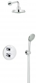 Термостат для душа GROHE Grohtherm 3000 Cosmopolitan с душевым гарнитуром (со встраиваемым механизмом), 34399000 — фото, характеристики, купить в ELISTA-CLIMBO