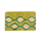 Коврик для ванной комнаты, 50*80 см, акрил, Curved Lines, green, IDDIS, 402A580I12 — фото, характеристики, купить в ELISTA-CLIMBO