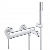 Смеситель для ванны GROHE Essence+ с душевым гарнитуром, 33628001 — фото, характеристики, купить в ELISTA-CLIMBO