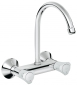 Смеситель для кухни GROHE Costa L, настенный с высоким изливом, 31191001 — фото, характеристики, купить в ELISTA-CLIMBO