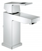 Смеситель для раковины GROHE Eurocube с донным клапаном и ограничением расхода воды, 2312700E — фото, характеристики, купить в ELISTA-CLIMBO