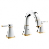 Смеситель для раковины GROHE Grandera с донным клапаном и низким изливом, 20417IG0 — фото, характеристики, купить в ELISTA-CLIMBO
