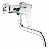 Смеситель для кухни GROHE Eurodisc Cosmopolitan, настенный с низким изливом, 33772002 — фото, характеристики, купить в ELISTA-CLIMBO