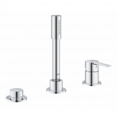 Смеситель для ванны GROHE Lineare New на 3 отверстия, хром (19965001) — фото, характеристики, купить в ELISTA-CLIMBO