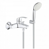 Смеситель для ванны GROHE Eurosmart New с душевым набором, хром (3330220A) — фото, характеристики, купить в ELISTA-CLIMBO