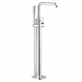 Смеситель для ванны GROHE Essence+ с душевым гарнитуром, свободностоящий, 23491001 — фото, характеристики, купить в ELISTA-CLIMBO