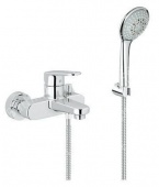 Смеситель для ванны GROHE Europlus с душевым гарнитуром, 33547002 — фото, характеристики, купить в ELISTA-CLIMBO