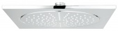 Верхний душ GROHE Rainshower F-series, 254х254 мм, шаровый шарнир, 27271000 — фото, характеристики, купить в ELISTA-CLIMBO