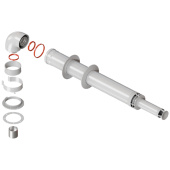 RCA-6010-251220 Комплект дымохода АНТИЛЕД УНИВЕРСАЛЬНЫЙ 60/100 - 1220мм — фото, характеристики, купить в ELISTA-CLIMBO