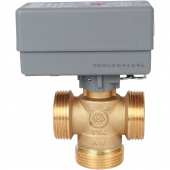 STOUT Компактный 3-Ходовой зональный клапан, сервопривод 230V, с кабелем 1м., НР 1 1/4" — фото, характеристики, купить в ELISTA-CLIMBO