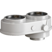 RCA-0880-250000 Адаптер моноблочный переход с D60/100 на 80/80 конденсационный — фото, характеристики, купить в ELISTA-CLIMBO