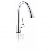 Смеситель для кухни GROHE Zedra Touch cенсорный однорычажный, хром (30219002) — фото, характеристики, купить в ELISTA-CLIMBO
