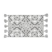 Коврик для ванной комнаты с кисточками, 50x80, микрофибра, серый, IDDIS — фото, характеристики, купить в ELISTA-CLIMBO