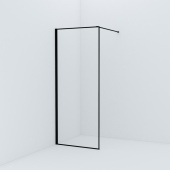 Душевая перегородка Walk In, черный 80x195, Slide, IDDIS, SLI8BS8i23 — фото, характеристики, купить в ELISTA-CLIMBO