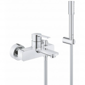 Смеситель для ванны GROHE Lineare New с душевым гарнитуром, хром (33850001) — фото, характеристики, купить в ELISTA-CLIMBO