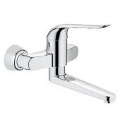 Смеситель для раковины GROHE Euroeco Special (вынос 257 мм, длина рычага 170 мм), 32773000 — фото, характеристики, купить в ELISTA-CLIMBO