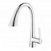 Смеситель для кухни GROHE Zedra New с выдвижной лейкой, хром (32294002) — фото, характеристики, купить в ELISTA-CLIMBO
