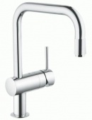Смеситель для кухни GROHE Minta с выдвижным U-изливом, 32067000 — фото, характеристики, купить в ELISTA-CLIMBO