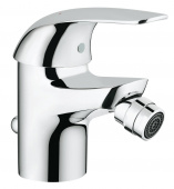 Смеситель для биде GROHE Euroeco с донным клапаном, хром (23263000) — фото, характеристики, купить в ELISTA-CLIMBO