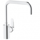 Смеситель для кухни GROHE Eurodisc Cosmopolitan с высоким изливом, 32259002 — фото, характеристики, купить в ELISTA-CLIMBO