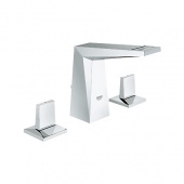 Смеситель для раковины GROHE Allure Brilliant с донным клапаном (низкий излив), 20342000 — фото, характеристики, купить в ELISTA-CLIMBO