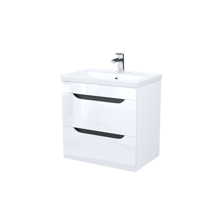 Тумба с умывальником, подвесная, 60 см, белый, Рэй (Ray), IDDIS, RAY60W0i95K подходит умыв. 4076000i28 — фото, характеристики