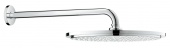 Верхний душ с кронштейном GROHE Rainshower Cosmopolitan Metal, диаметр 310 мм, с ограничением расхода воды, 26066000 — фото, характеристики, купить в ELISTA-CLIMBO