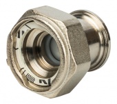 STOUT Разъемное соединение с плоским уплотнением, никелированное 3/4 (SDG-0019-010020) — фото, характеристики, купить в ELISTA-CLIMBO