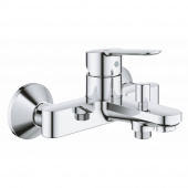 Смеситель для ванны GROHE BauEdge, настенный монтаж (23605000) — фото, характеристики, купить в ELISTA-CLIMBO