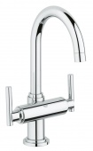 Смеситель для раковины GROHE Atrio Jota с донным клапаном, 21022000 — фото, характеристики, купить в ELISTA-CLIMBO