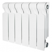 STOUT VEGA 350 6 секций радиатор алюминиевый боковое подключение — фото, характеристики, купить в ELISTA-CLIMBO
