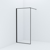 Душевая перегородка Walk In, черный 90x195, Slide, IDDIS, SLI8BS9i23 — фото, характеристики, купить в ELISTA-CLIMBO