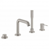 Смеситель GROHE Essence New для ванны на 4 отверстия, суперсталь (19578DC1) — фото, характеристики, купить в ELISTA-CLIMBO