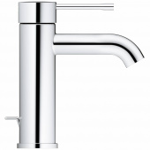Смеситель для раковины GROHE Essence+ с низким изливом и донным клапаном, хром (23589001) — фото, характеристики, купить в ELISTA-CLIMBO