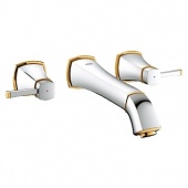 Смеситель для раковины GROHE Grandera на 3 отверстия (верхняя монтажная часть, вынос 234 мм), 20415IG0 — фото, характеристики, купить в ELISTA-CLIMBO