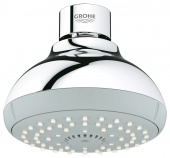 Верхний душ GROHE Tempesta Classic, 4 режима, диаметр 100 мм, 27606000 — фото, характеристики, купить в ELISTA-CLIMBO