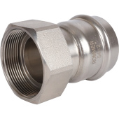 Переходник с накидной гайкой-ВР, 54х2, из нержавеющей стали прессовой — фото, характеристики, купить в ELISTA-CLIMBO