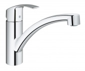 Смеситель для кухни GROHE Eurosmart с низким изливом и энергосберегающим картриджем, 30260002 — фото, характеристики, купить в ELISTA-CLIMBO