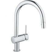 Смеситель для кухни GROHE Minta с C-изливом/лейкой, 32321000 — фото, характеристики, купить в ELISTA-CLIMBO