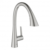 Смеситель для кухни GROHE Zedra New с профессиональной лейкой (3 режима), суперсталь (32294DC2) — фото, характеристики, купить в ELISTA-CLIMBO