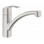 Смеситель для кухни GROHE Eurosmart с низким изливом, суперсталь (33281DC2) — фото, характеристики, купить в ELISTA-CLIMBO