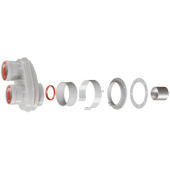RCA-8080-250002 Адаптер моноблочный универсальный для перехода на двухтрубную систему 80/80 — фото, характеристики, купить в ELISTA-CLIMBO
