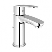 Смеситель для раковины GROHE Eurostyle Cosmopolitan с донным клапаном, уменьшенный, 23037002 — фото, характеристики, купить в ELISTA-CLIMBO