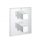 Термостат для ванны GROHE Grohtherm Cube с переключателем (верхняя монтажная часть), 19958000 — фото, характеристики, купить в ELISTA-CLIMBO