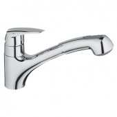 Смеситель для кухни GROHE Eurodisc с выдвижным изливом, 32257001 — фото, характеристики, купить в ELISTA-CLIMBO