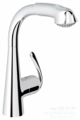 Смеситель для кухни GROHE Zedra с выдвижным изливом/лейкой, 32553000 — фото, характеристики, купить в ELISTA-CLIMBO