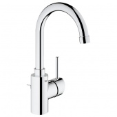 Смеситель для раковины GROHE Concetto с донным клапаном, высокий излив, 32629001 — фото, характеристики, купить в ELISTA-CLIMBO