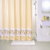 Штора для ванной комнаты 180*200 см полиэстер beige fresco Milardo — фото, характеристики, купить в ELISTA-CLIMBO